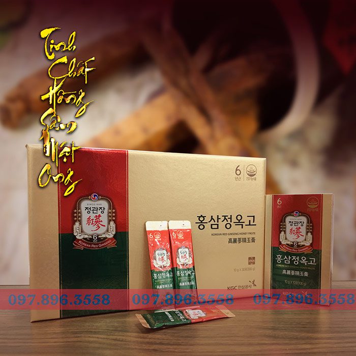 Tinh chất hồng sâm mật ong Honey Paste Cheong Kwan Jang hộp 30 gói