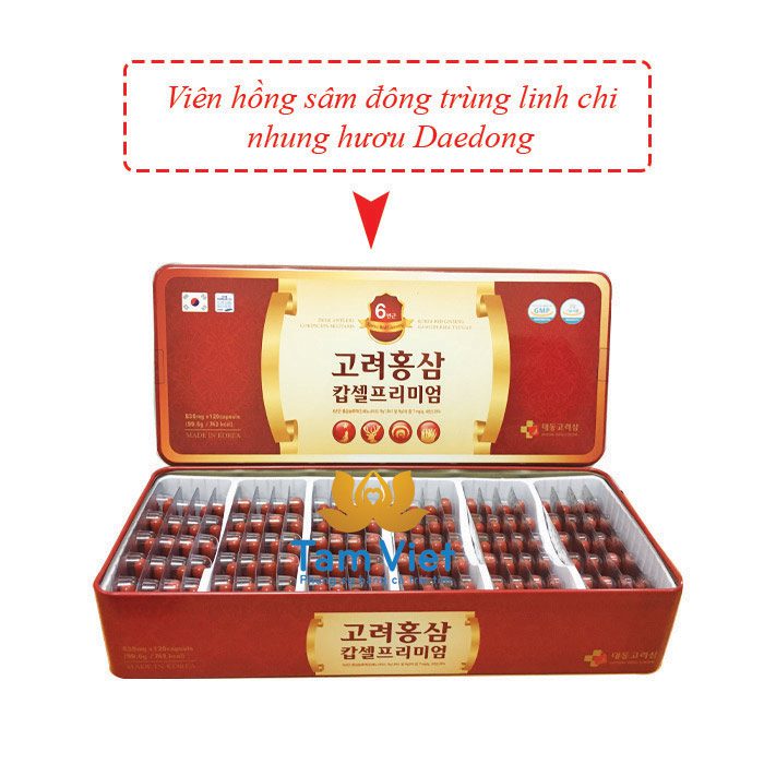 Viên hồng sâm Daedong – Korea Red Ginseng Capsule Premium
